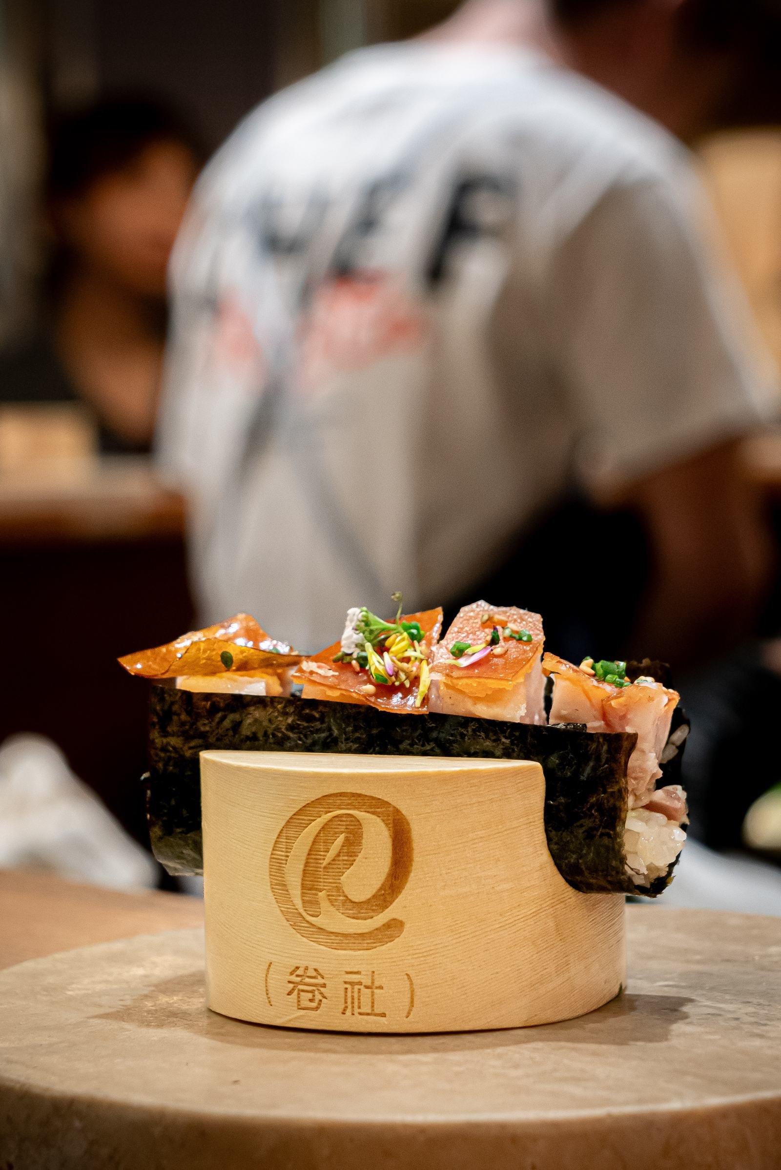 Hand roll at Roll & Co.