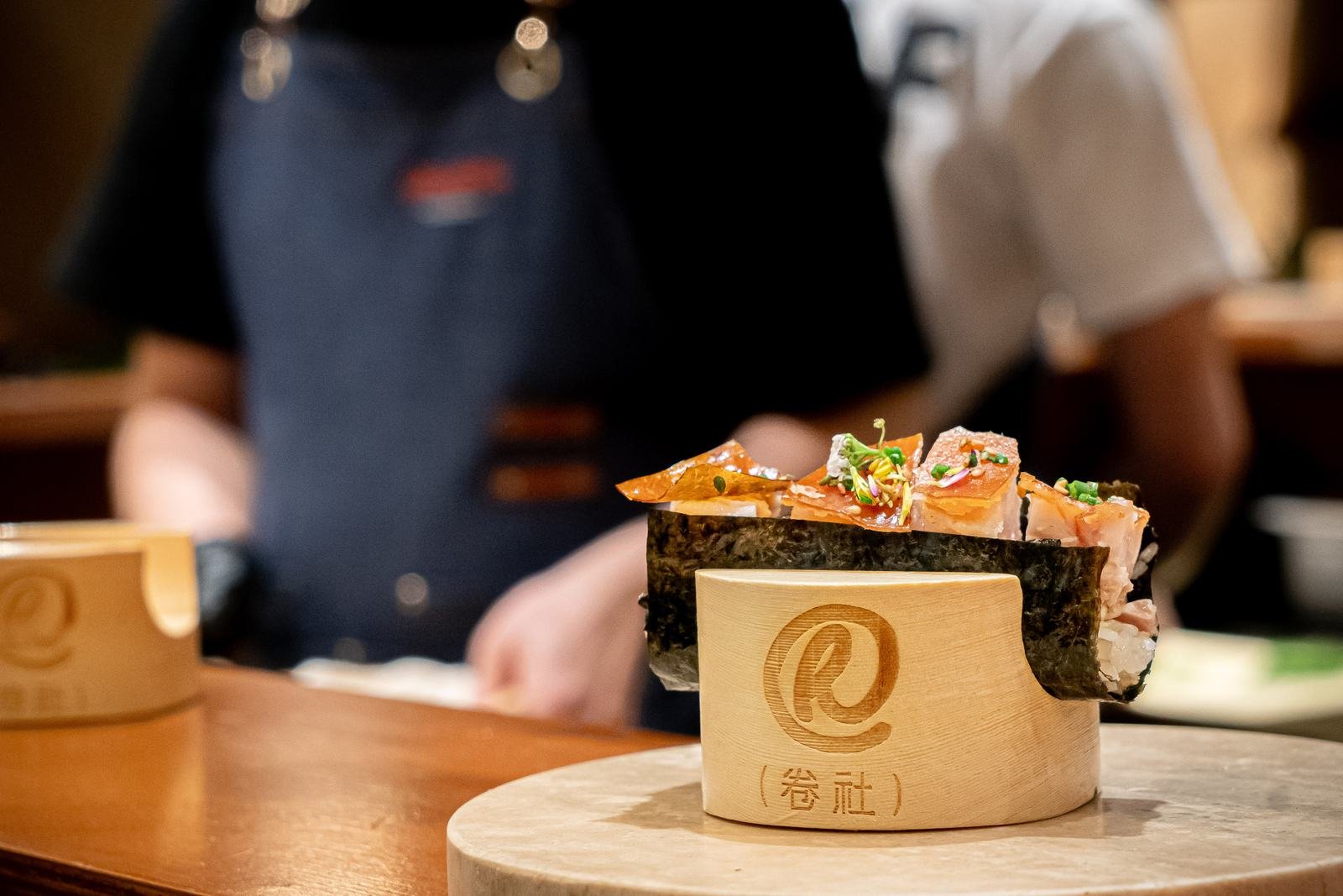 Seasonal hand roll at Roll & Co.