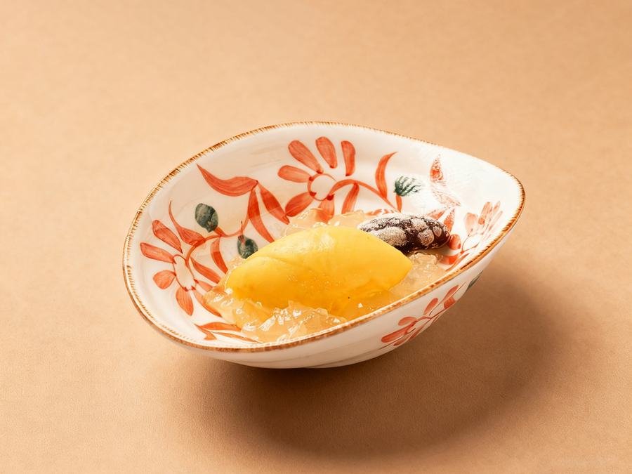 Mango passionfruit sorbet at Roll & Co.