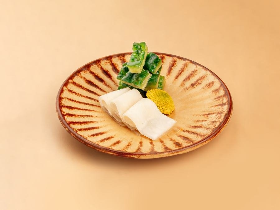 Smoked radish at Roll & Co.